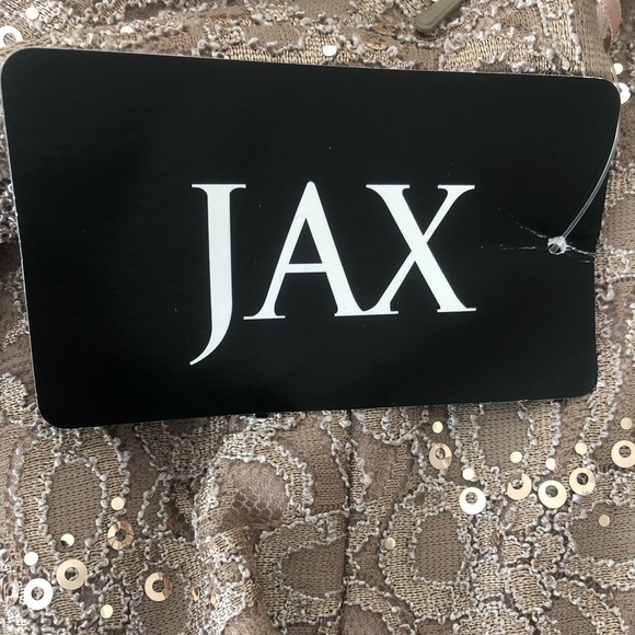 NWT JAX Champagne Cocktail Size 6 wedding Guest Evening Event Dress - Picture 10 of 16
